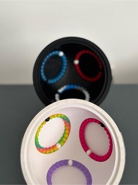 Lokai awareness bracelets set of 6 size small.